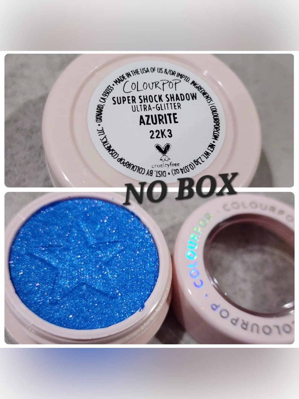 Colourpop Limited Edition Supershock Eyeshadow | Azurite